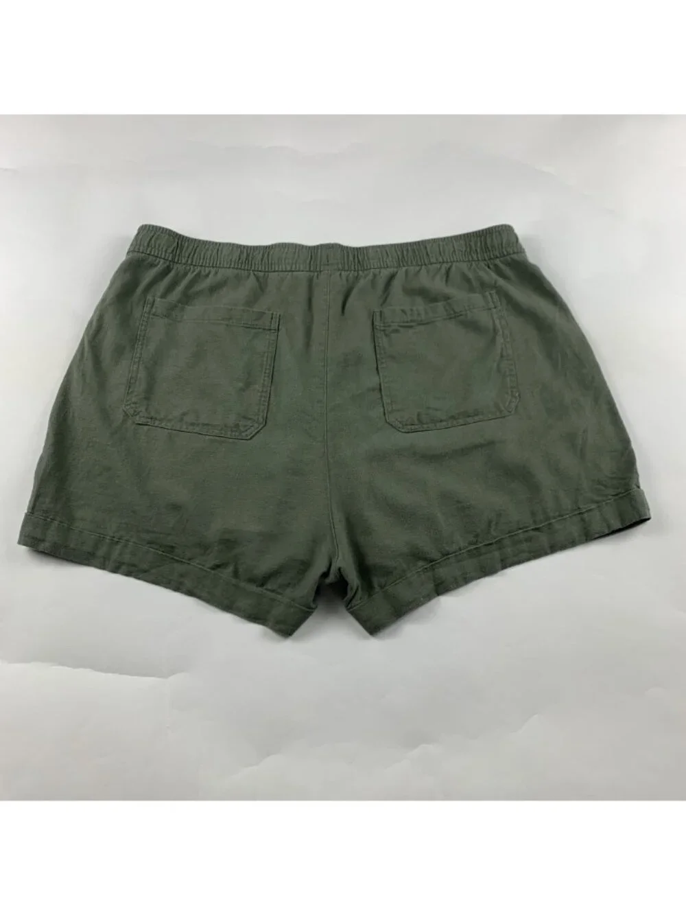 Old Navy Arugula Linen Blend Pull On Shorts XL - Picture 5 of 5